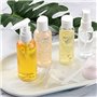 Ensemble de conteneurs liquides de voyage bouteilles anti-fuite idéales pour les shampooings gels crèmes et cosmétiques