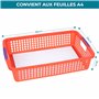 Winter Shore Panier Rangement Plastique Multicolore pour Salle de Classe (Lot de 6) - Panier Rangement Cuisine & Placards - Corb