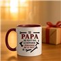 Jungle Mug – si papa ne peut pas le réparer | cadeau fête des pères papa bricoleur | tasse humour outils homme | idée cadeau ann