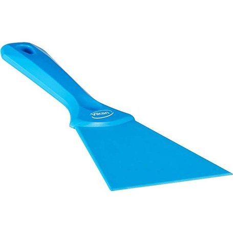 Vikan - Hygiène - Grattoir à main - Nylon - Bleu
