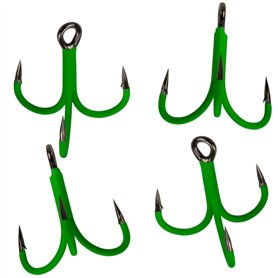 MAD Cat A-Static Treble 6x Hook Gr. 2/0; 4 Stk.