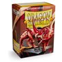 Dragon Shield ART11037 Matte Standard Size Sleeves 100pk-Ruby, Multicoloured