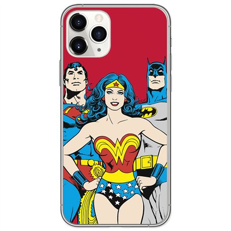 ERT GROUP Coque de téléphone Portable pour Apple Iphone 11 Original et sous Licence Officielle DC Motif Justice League 003 Parfa