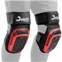 Delphi Genouillères rembourrées en gel pour le travail et le jardin - Protection professionnelle confortable pour les artisans,