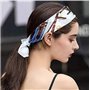 Upstore 10 Pièces Foulard Carré Femmes Carré Motif dImpression Satin de Soie Cheveux Bandeau Mouchoir Echarpe Carré Écharpe de t