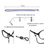 Verres de Cordon 12 pièces Multicolore Chaîne de Lunettes pour Lunettes de Sport de Sport en Plein Air 12