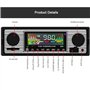 WEPARTICULAR Autoradio avec Bluetooth, autoradio avec Port USB/SD/AUX, 4 x 45 W autoradio FM, Lecteur multimédia MP3 Lecteur MP3