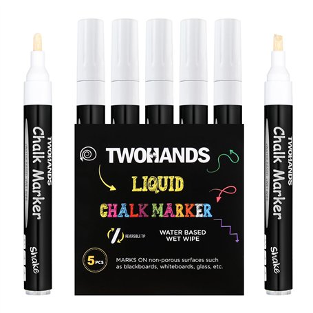 TWOHANDS Stylo Craie Pour Tableau Noir