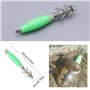 Create idea 5pcs Leurres de Pêche Durs Appâts Lumineux Squid Jig Crochets en Plastique Artificiels S'attaquer Engins de Pêche Ac