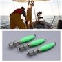 Create idea 5pcs Leurres de Pêche Durs Appâts Lumineux Squid Jig Crochets en Plastique Artificiels S'attaquer Engins de Pêche Ac