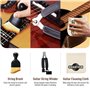 Kit de nettoyage pour guitare acoustique : 50 ml d'huile nettoyante pour cordes, huile de polissage à l'orange et huile de citro