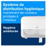 Tork Distributeur Murale pour Papier Toilette Rouleau Mid-Size sans mandrin Noir T7, Gamme Elevation, 558048