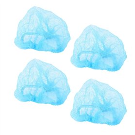 Exceart Lot de 20 filets à cheveux jetables en non-tissé avec protection de la tête pour les hospitaliers