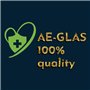 AE-GLAS : Capsules rétractables Transparentes avec Bande détachable (⌀ = 32,5 mm/Longueur = 55 mm) pour Bouchons de Bouteille (2