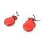 Castagnettes 1 paire de petits CASTANETS ESPAGNOLS 6 cm (2-6) bois de pin naturel TAILLE pour les plus petits