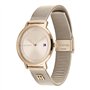 Tommy Hilfiger Montre Analogique à Quartz pour Femme avec Bracelet Milanais en Acier Inoxydable Couleur Or Rose Clair - 1782287