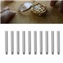 Okuyonic 10pcs Vis de Maillon de Bracelet de Montre, Pièces de Rechange Sûres pour Bracelet de Montre Vis de réparation pour Mon