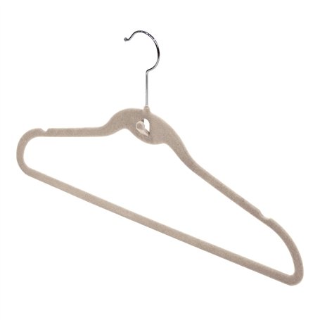 Domopak Living Lot de 3 cintres avec Crochet - Beige