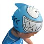 SEAC Fancy Shark Bonnet en Silicone pour Enfant Jeunesse Unisexe, Bleu Clair, Taille Unique