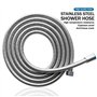 3,0-Meter Hi Flow Double Verrouillage En Acier Inoxydable Plaqué Douche Tuyau De Remplacement De Douche Tuyau