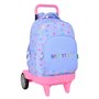 Cartable à roulettes Benetton Lila Lila 33 x 45 x 22 cm