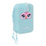 Pochette à crayons triple Furby Bleu 12