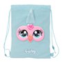 Sac à dos serré par des ficelles Furby Bleu ciel 26 x 34 x 1 cm
