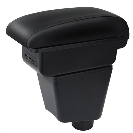 YJYWZH Voiture Accoudoirs Pour Renault Captur Kaptur 2013-2017 Boîte de Rangement de La Console Centrale Interieure Double Couch