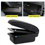 YJYWZH Voiture Accoudoirs Pour Renault Captur Kaptur 2013-2017 Boîte de Rangement de La Console Centrale Interieure Double Couch