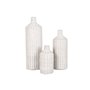 Ensemble de 3 Vases Home ESPRIT Métal Naturel 25 x 25 x 80 cm (3 Pièces)