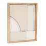 Cadre Home ESPRIT Blanc Beige Naturel Moderne Scandinave 40 x 3,8 x 50 cm (2 Unités)