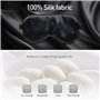 100% Soie Naturelle Occultant Ultra-Douce Masque de Voyage Masque de Yeux Sommeil