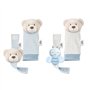 Set Hochets bébé pour pieds et poignets Ours bleu