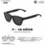 Lunettes de soleil enfant Hawkers One Kids Dark Ø 47 mm Noir