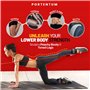 PORTENTUM Sangle Cheville Musculation Poulie (2 unités) - Ankle Straps pour Sport, Kickback, Entraînement des Fessiers - Accesso