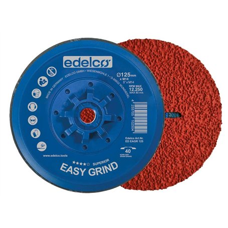 Plateau d'ébauche abrasif pour meuleuses d'angle M14