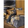 Parure de lit - 1 housse de couette 220 x 240 cm + 2 taies d'oreiller 60 x 60 cm - Satiné 100% coton - Anthracite