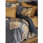 Parure de lit - 1 housse de couette 220 x 240 cm + 2 taies d'oreiller 60 x 60 cm - Satiné 100% coton - Anthracite