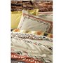 Parure de lit - 1 housse de couette 220 x 240 cm + 2 taies d'oreiller 60 x 60 cm - 100% coton ranforcé - Moutarde