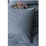 Parure de lit - 1 housse de couette 220 x 240 cm + 2 taies d'oreiller 60 x 60 cm - 100% coton ranforcé - Anthracite