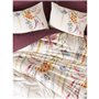 Parure de lit - 1 housse de couette 220 x 240 cm + 2 taies d'oreiller 60 x 60 cm - 100% coton ranforcé - Rouge