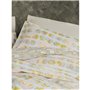 Parure de lit - 1 housse de couette 220 x 240 cm + 2 taies d'oreiller 60 x 60 cm - 100% coton ranforcé - Beige