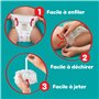 Pampers Baby-Dry Pants Taille 4, 27 Couches-Culottes, 9kg-15kg, Maintien 360° Pour Aider À Éviter Les Bâillements et Les Fuites
