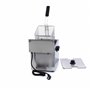Friteuse 8 L 1 Panier avec robinet Friteuse - 1,5 KG Frites - Professionnelle - Inox - Friteuse 8 litres