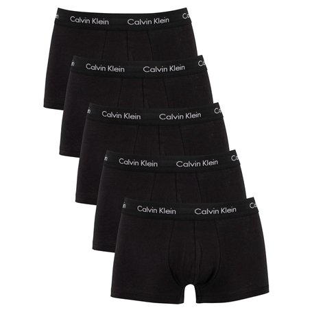 Calvin Klein Boxer Homme Lot De 5 Caleçon Taille Basse Coton Stretch