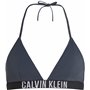 Calvin Klein Haut de Bikini Femme Triangel Dos Nu, Bleu (India Ink), 3XL
