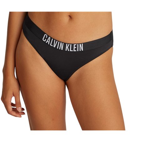 Calvin Klein Bas de Bikini Femme avec Ceinture Emblématique