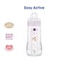 Biberon - MAM BABY - Easy Active - +6 mois - 330 ml - Tétine débit X - Lilas