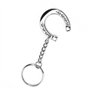 Pssopp Porte-clés en Fer à Cheval Porte-clés en Fer à Cheval Hautement Poli Cadeaux de Faveur Mors de Filet de Cheval en Argent 