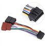 Adaptateur Iso Câble Convertisseur，16 Broches Vers Mini Câble De Câblage De Prise Iso 8 Broches ，fiche Faisceau Auto Autoradio